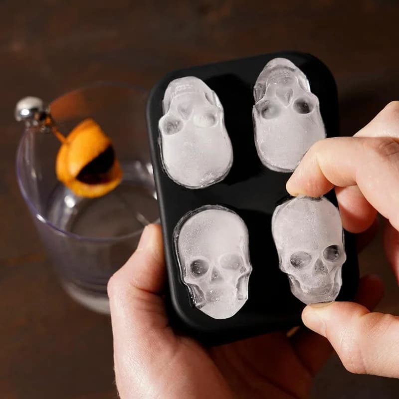 3D kaukolės ledo rutulio forma